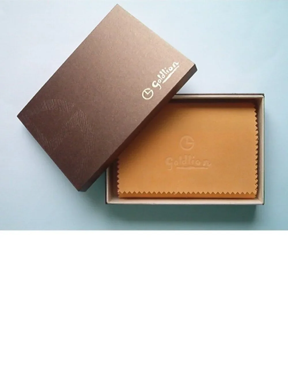 Goldlion Leather Bifold Wallet in Gift Box, Black, 12 cm x 9 cm